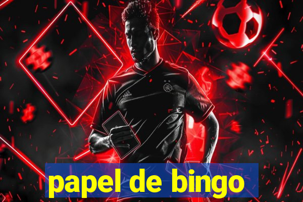 papel de bingo